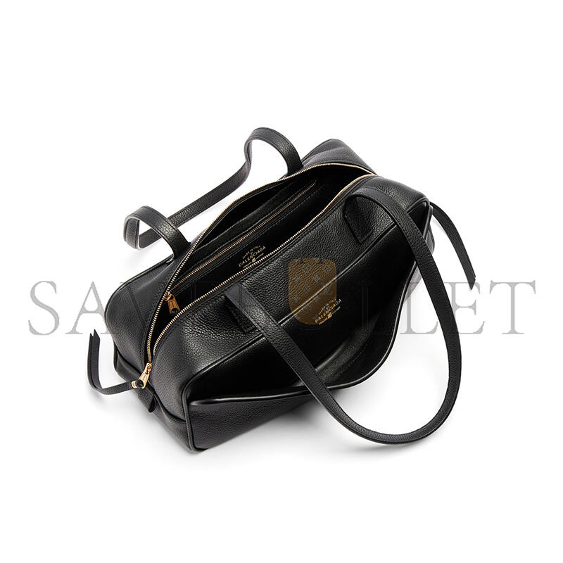 BALENCIAGA WOMEN'S CARRIE BOWLING BAG SMALL IN BLACK 8329202ABNQ1000  (31*12*12cm)